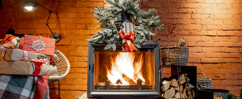 Travis Industries Linear Gas Fireplace Installation in Adelphi, Maryland