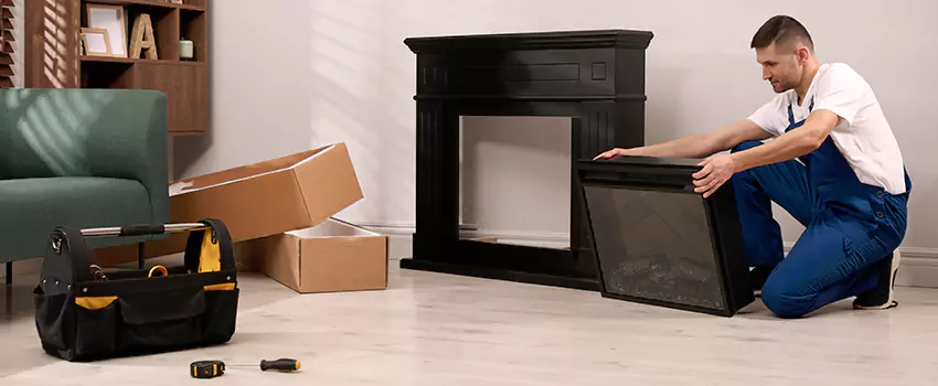 Old Rusted Metal Fireplace Repair And Replacement in Adelphi, MD